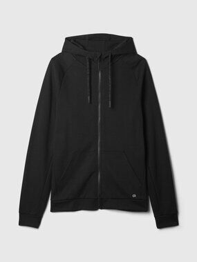 GapFit Black Hoodie – Cotton Blend, Great Shape